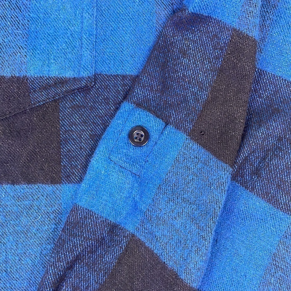 Burnside Button-Up Julian Hard Cider Flannel Plaid size XL Limited Edition - Picture 4 of 8